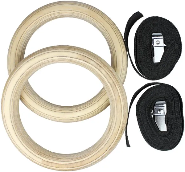 Odin Crossfit Pro Gymnastikringe Trä 33mm
