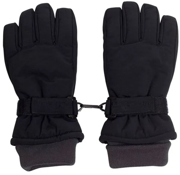Ver de Terre Skidhandskar Black - Storlek 4–6 år